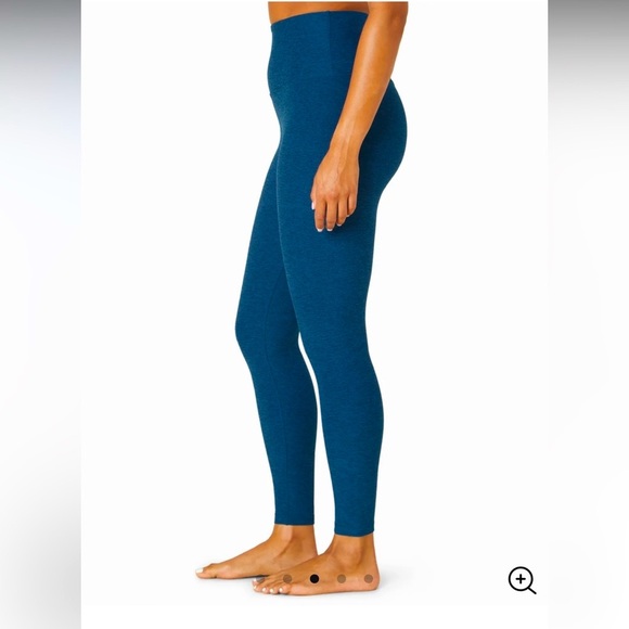 Beyond Yoga Caught In The Midi High Waisted Legging Celestial Blue Heather XS - Picture 4 of 6